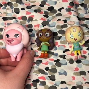 Three Steven Universe Funko Blind Box Figures